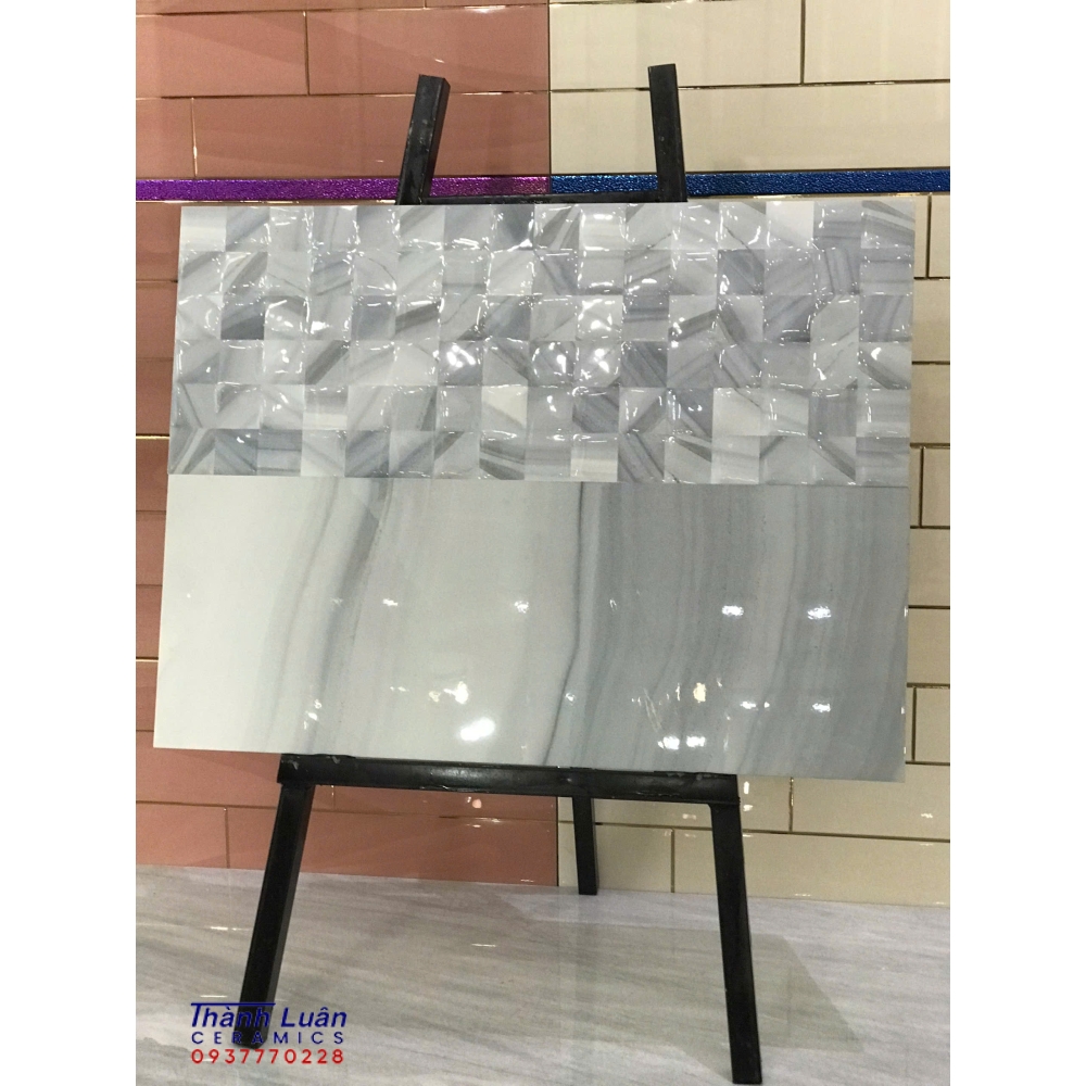 Gạch 30x80 men bóng vân nỗi nhập khẩu cao cấp