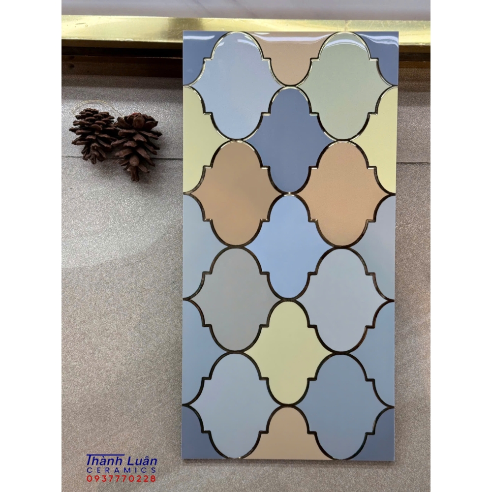 Gạch ốp tường 30x60 mosaic đá ngũ sắc trang trí