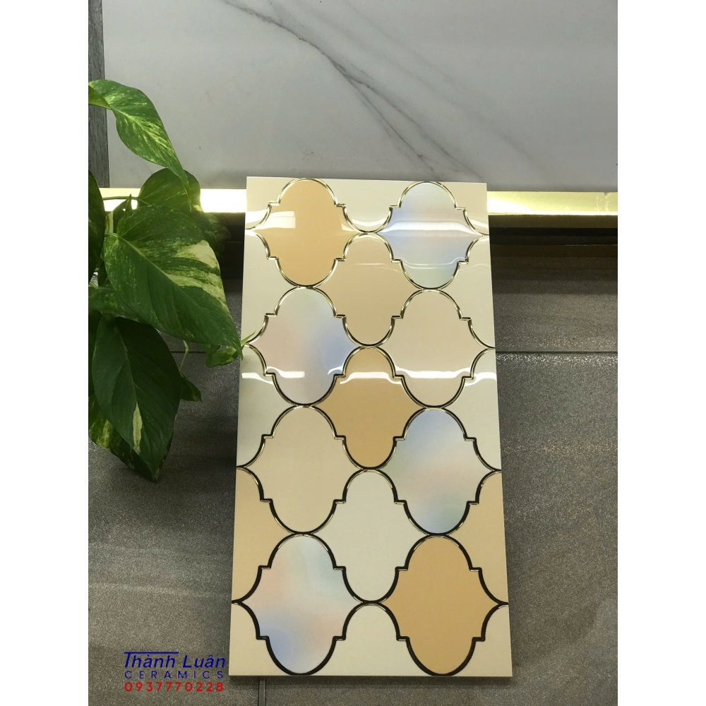 Gạch ốp tường 30x60 mosaic bóng kiếng đa màu