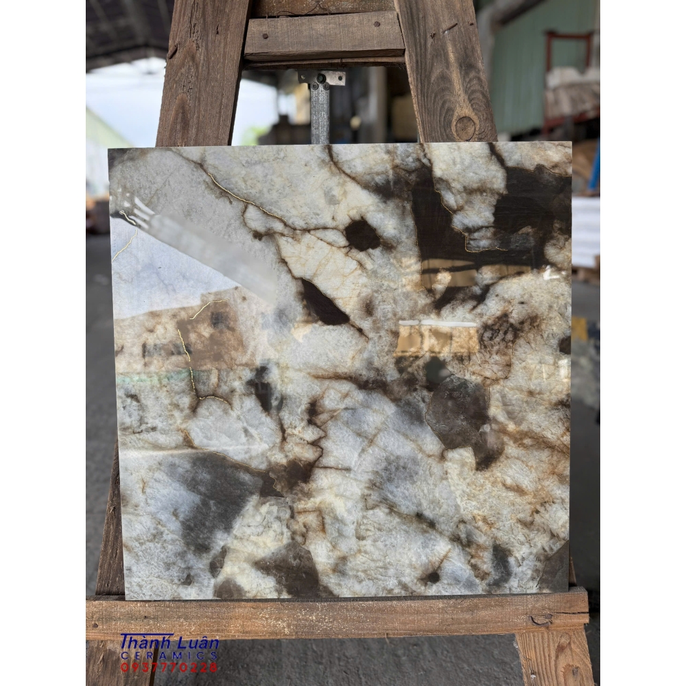 gạch 60x60 nhập khẩu khắc kim - vân bất qui tấc