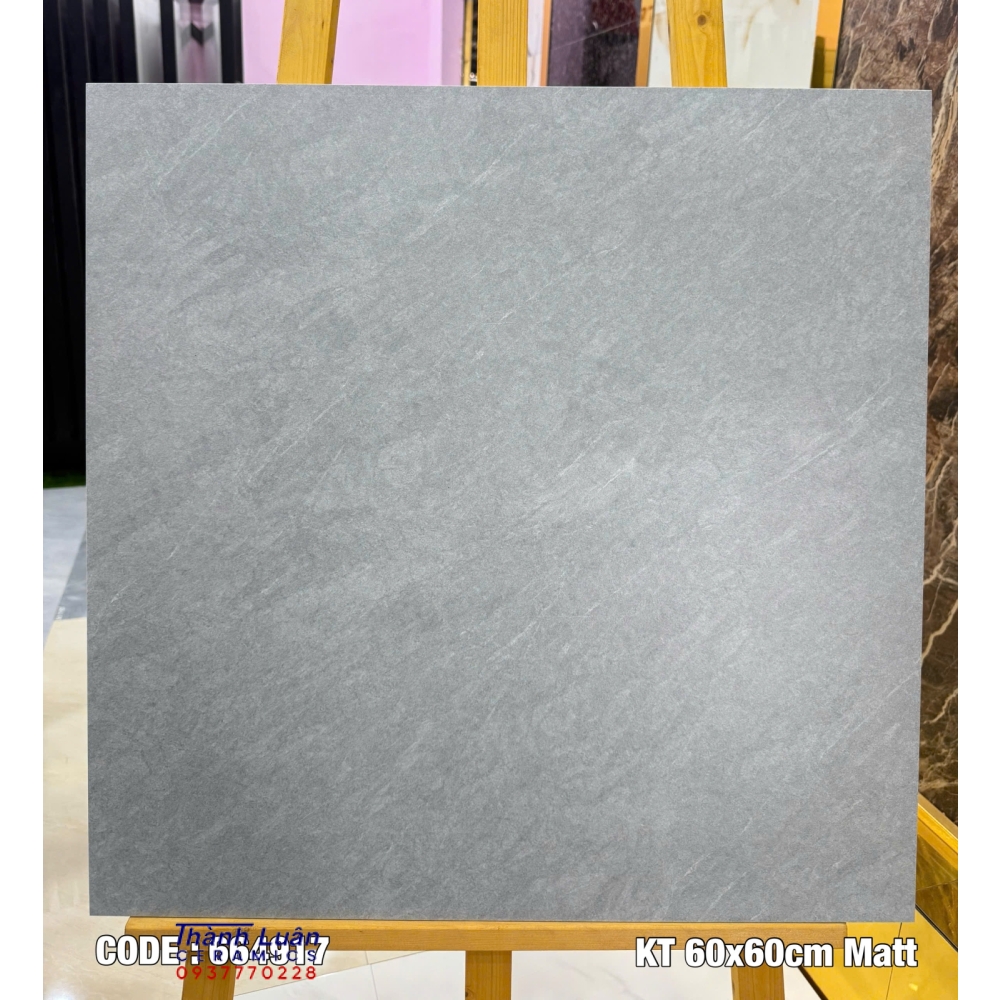 Gạch 60x60 Việt Nam men Matt xám nhạt