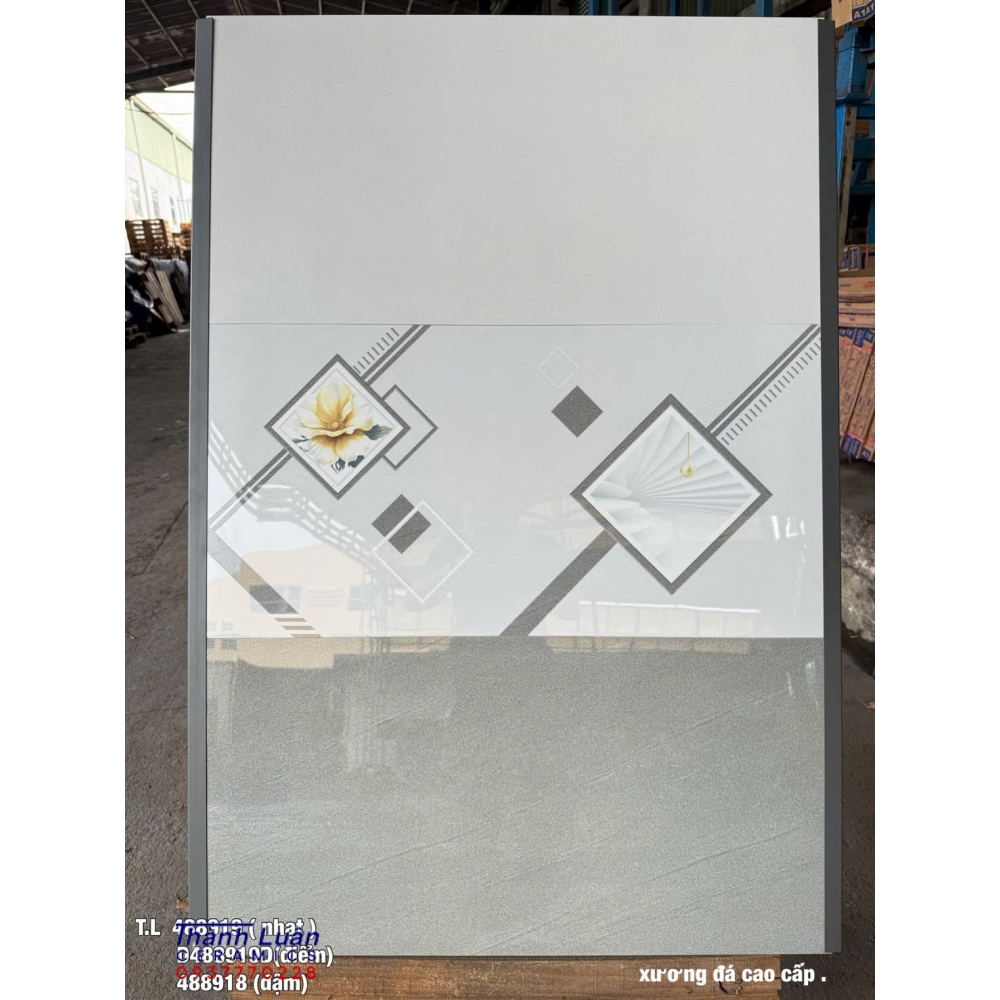 Gạch ốp lát 40x80 Porcelain xám đậm nhạt hoa văn tinh tế