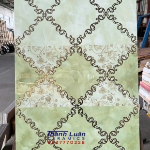 Gạch 30x60 Khắc Kim Nhập Khẩu Vân Đá Xanh Ngọc – Điểm Nhấn Sang Trọng Cho Mọi Không Gian
