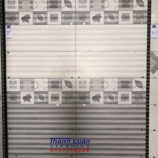 Gạch ốp 30x80 men mờ sọc xám trắng nhập khẩu cao cấp