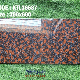Gạch 30x60 nhập khẩu hoa cương đỏ đen