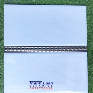Gạch ốp tường 30x60 bóng kiếng viền bạc