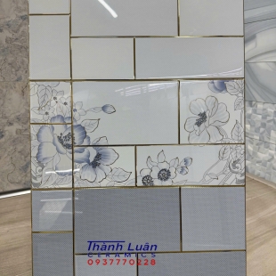 Gạch ốp bộ 30x60 khắc kim nhập khẩu 
