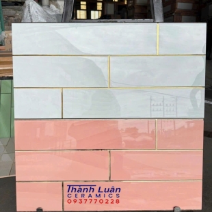 Gạch 30x60 Khắc Kim Nhập Khẩu Tông Màu Trắng Và Hồng – Xu Hướng Trang Trí Hiện Đại, Sang Trọng