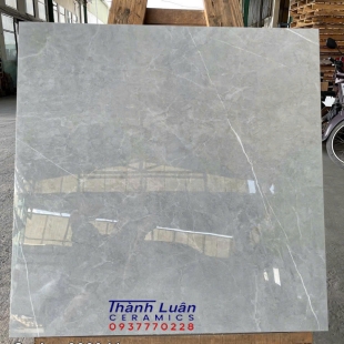 Gạch lát nền 80x80 Việt Nam xám siêu bóng