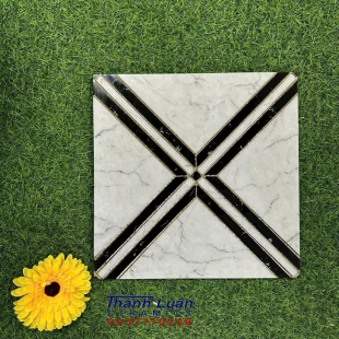 Gạch trang trí 30x30 ô vuông nhủ bạc