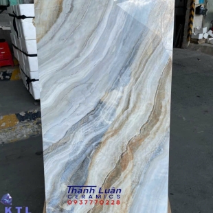 Gạch lát nền 60x120 ánh kim nhũ vàng