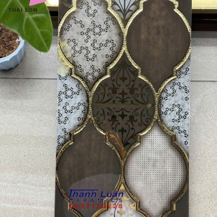 Gạch trang trí 30x60 hoa văn khắc kim