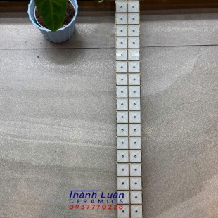 Gạch viền 7x80 hiệu ứng đá nhỏ