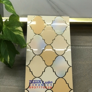 Gạch ốp tường 30x60 mosaic bóng kiếng đa màu