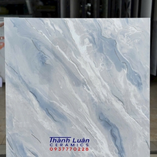  Gạch 80x80 nhập khẩu khắc kim xám xanh nhũ vàng 