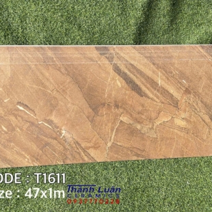 Gạch lát cầu thang 47x100 nâu vân đá cao cấp 