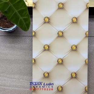 Gạch trang trí 30x60 họa tiết khắc kim nhập khẩu 