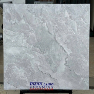 Gạch 80x80 xám trắng khắc kim vàng nhập khẩu cao cấp