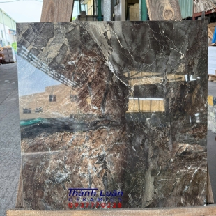 Gạch nhập khẩu 60x60 vân đá khắc kim vàng 