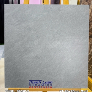 Gạch 60x60 Việt Nam men Matt xám nhạt