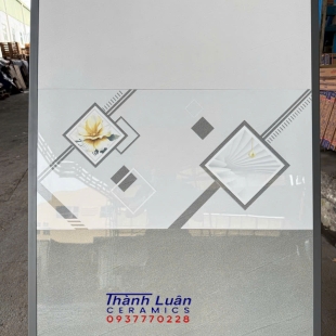 Gạch ốp lát 40x80 Porcelain xám đậm nhạt hoa văn tinh tế